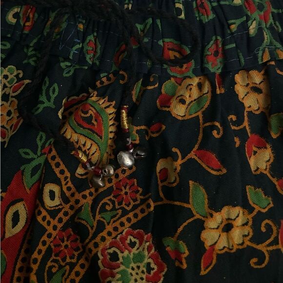 Women’s Colorful Elephant Cotton Jaipuri Sanganeri Print Maxi Skirt One Size - Picture 7 of 8